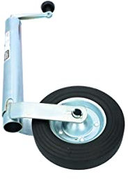 Carpoint Roue Jockey pour Remorque Ø 48mm avec Pneu en Caoutchouc