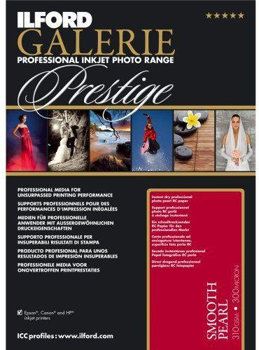 Ilford Prestige Smooth Pearl Perle Papier Fotos – Papiere Fotos (Perle, 25 Blatt, 29,7 x 42 cm)