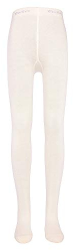 ewers kollektion flickors tights vit champagne storlek: 122 – 128