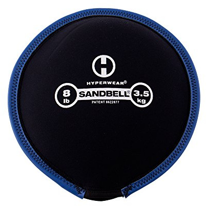 HYPERWEAR SandBell Fitness Sandsäcke für Fitnesstraining wie Hanteln, Kettlebell, Core Bag, Slam Ball, Wall Ball, Medizinball und mehr - Größen 1kg -23kg