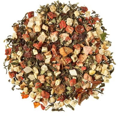 TEA SHOP - Té Blanco Strawberry Fresh 1000g - 500 Tazas - Formato a Granel - White Tea - En Hojas - Con Frutas - Antioxidante y Beauty