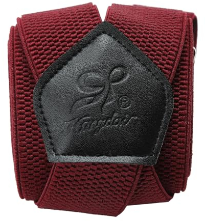 KANGDAI Mens Braces with Very Strong Metal Clips X Style Wide 3.5 cm One Size Heavy Duty Adjustable Suspenders Trouser Braces Salopette Braces with Upgrade Protection Clip