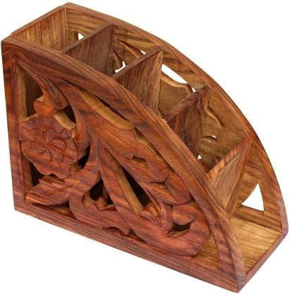 CRAFTING WITH LOVE A - Soporte para mando a distancia de madera, soporte organizador para TV y CA