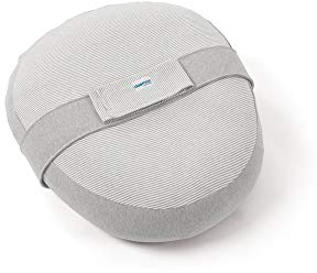 Doomoo Stillkissenbezug Relax Cover Classic Grey verwandelt Ihr Stillkissen in EIN kuscheliges Nest mit Sicherheitsgurt für Ihr Baby oder bequemes Sitzkissen für