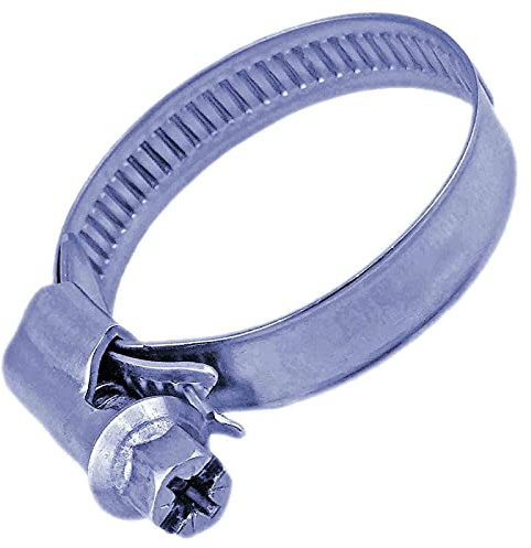 MegaHaustechnik Schlauchschelle aus Edelstahl VA, 1 Stück oder Wunschmenge, Spannbereich 12 bis 22mm 3/4 Zoll Schlauch-Außendurchmesser, mit 9mm Bandbreite, einstellbar Klemmschelle, Binder