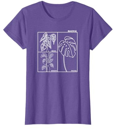 Monstera Deliciosa Monstera Obliqua & Monstera Adansonii Art T-Shirt