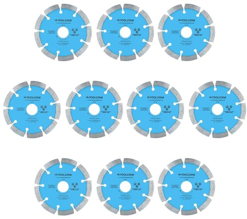 115mm x 8mm Mortar Raking Diamond Pointing Disc Blade Masonry 4-1/2” 10pk