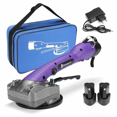 Machine à rainurer les murs Carrelages de carrelage 1500W carreaux de tuiles de tuiles vibrateur ventouse 10 engrenage réglable de plancher automatique de plancher outils de nivellement avec 2 batteri