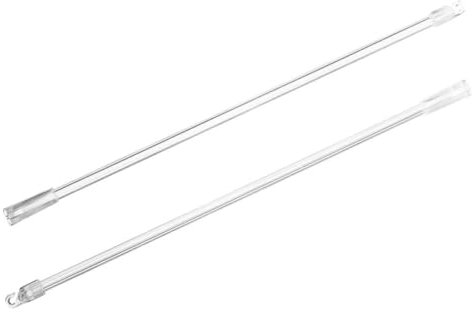 Uonlytech 2St Jalousienrotor jalousien zubehör fensterladen beschläge Blindstab mit Lange Stange zum Kippen von Jalousien durchsichtige Vorhänge Haken Blindstock Fensterrollo-Kippstab Feder