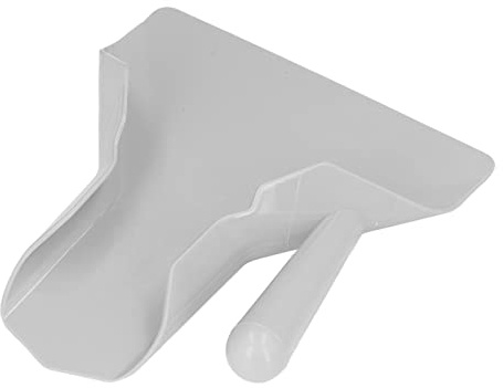 PC-spade av livsmedelskvalitet, matserveringsskedar med rakt handtag, 23,5 x 20,6 cm, pommes fritespade för mellanmål, efterrätt, potatischips