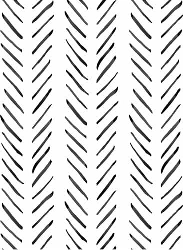 ICYEHAO Papier peint autocollant géométrique, 44,5 x 500 cm, noir et blanc, pour salon et chambre à coucher, décoration de maison