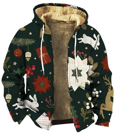 SRZYMJ Steppjacke Herren Winter Dicker Übergangsmantel Wintermantel Parka Winter Übergangsjacke Freizeitjacke Outdoorjacke Funktionsjacke Leicht Softshelljacke Sweatjacke Steppjacke Fleecejacke