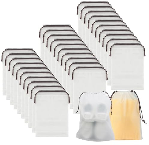 Borsa Porta Scarpe da Viaggio 30 Pezzi Borsa da viaggio per Borsa Porta scarpe Impermeabile Sacchetti per Scarpe Antipolvere con Coulisse per riporre gli Elementi Essenziali da Viaggio 40 * 30CM