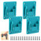 URHRHU 4 Pièces Support Mural makita 18v, Support de Machine Mural Outils pour makita 18 V et Outils Multifonctions puissants, avec 16 Vis, Vert, 14,4/18V