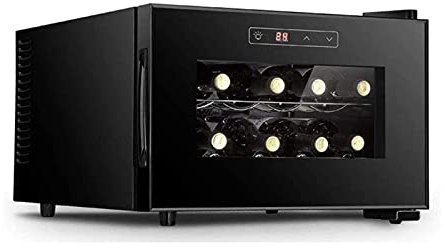 IUBGFTO Enfriador de Vino de 12 Botellas, refrigerador termoeléctrico para Vino, Bodega para Cocina pequeña, apartamento, condominio, cabaña, casa rodante