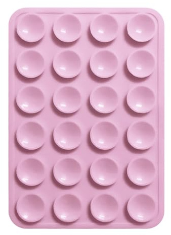 Silicone Sticky Phone Grip Sticker, Suction Cell Phone Holder for Watching Movies, Bathroom Desk Gift for Travel Portable Phone Accessory Gift