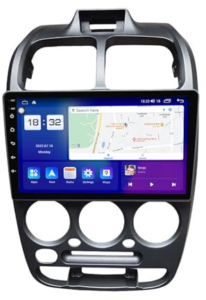 Android 14 Car Navigation System for Hyundai Verna Accent 1999-2012, 9 Double DIN with Bluetooth, Satellite GPS, RDS, SWC, Integrated Audio Receiver, Rearview Camera.