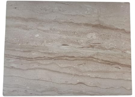 Tagliere in Marmo Naturale Rigato 40×30×1,5 cm – Dolomia Salentina – Ideale per Cucina, Servizio e Aperitivi – Artigianale Made in Italy | Kalu Creations