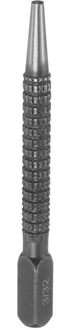QUARKZMAN Pointeau Central 3/32 Acier Au Carbone Pointeau À Clous Antidérapant Outil D'Alignement Tige À Trou Central Pour Plastique Métal Bois Marquage