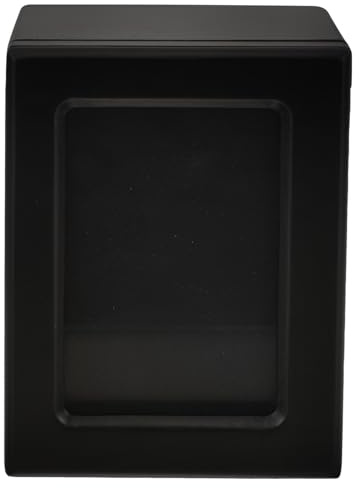 iplusmile Caja de Cenizas para Mascotas Urna de Cenizas de Gato de Madera Negra Portátil para Memorial de Mascota de Hueso