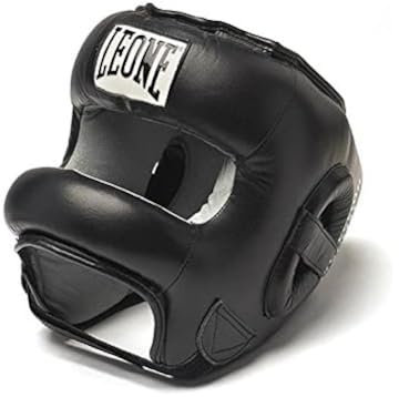 LEONE 1947, Helmschutz, Unisex-Erwachsene, Schwarz, L, CS425