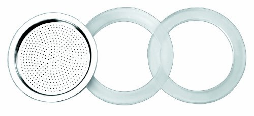 Ibili - Lot De 2 Joints en Silicone + 1 Filtre pour Cafetière Essential 6 Tasses