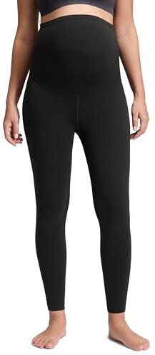 CRZ YOGA Butterluxe Mujeres Leggings de Maternidad Ejercicio Yoga Embarazo Pantalones - 71cm Negro 38