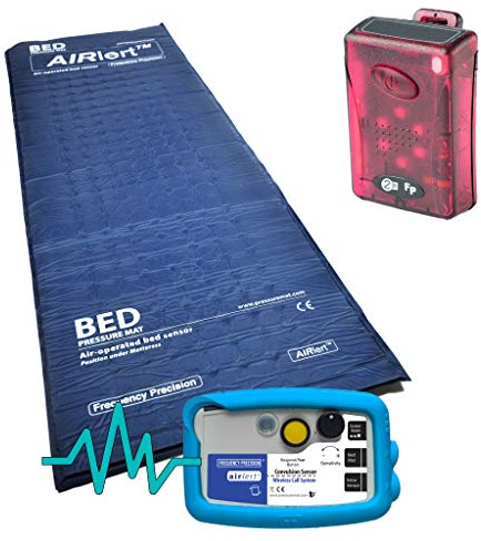 Epilepsy Alarm - Convulsion Bed Sensor Mat & Caregiver Pager Set - Epilepsy Monitor for Adults & Children