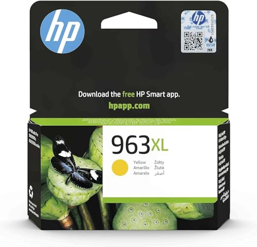 HP 963XL Gelb Original Druckerpatrone, hohe Reichweite | Tinte für OfficeJet Pro 9010, 9010e, 9020, 9020e, ~1600 Seiten (3JA29AE)
