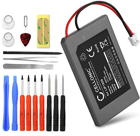 CELLONIC Batteria LIP1859 LIP1472 compatibile con Sony PlayStation 3 SIXAXIS Controller Ricambio da 650mAh + Set di strumento per controller console giochi palmare