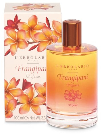 L'Erbolario Frangipani Profumo Donna - Eau de Parfum - Fragranza Femminile Agrumata e Fiorita dalle Note Vivaci e Intense, 100 ml