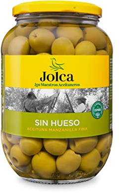 Pack 6 Frascos Aceituna Manzanilla Sin Hueso Jolca (6x835g)