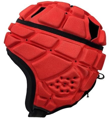 MK MOSSE KARNE Soft Shell Flag Football Helmet 7v7 Padded Helmet Rugby Headguards for Youth Kids Adults