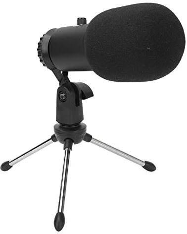 Tyenaza Kit di Registrazione Podcast con Microfono USB, Kit di Microfono a Condensatore Set Condensatore Cardioide con Riverbero USB Desktop per Computer per Giochi Domestici dal Vivo