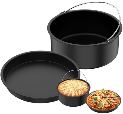 Tortiera 2 Pezzi Stampi a Cerniera per Cheesecake, Teglia Antiaderente per Pizza, Teglia Rotonda per Prodotti Forno per Ristoranti, Cucina Domestica