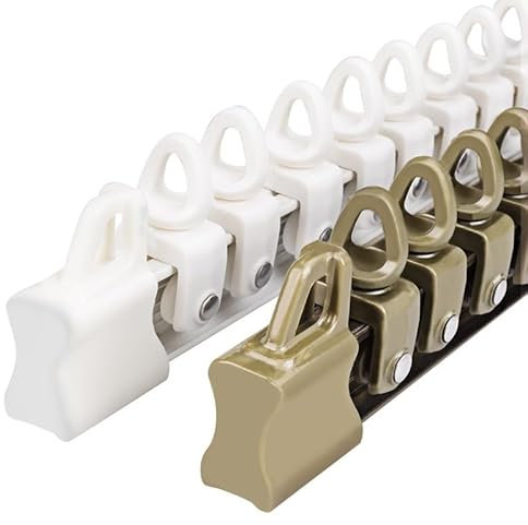 ZACUNXY Duschvorhangsschiene，Vorhangschiene Bogenförmige Fenster-Vorhangspur U-Typ-Schienen-Ecke-TOP-Slide kann Gebogene U-förmige L-Typ-Krümmungsschiene(White Double Track Double top Mount)
