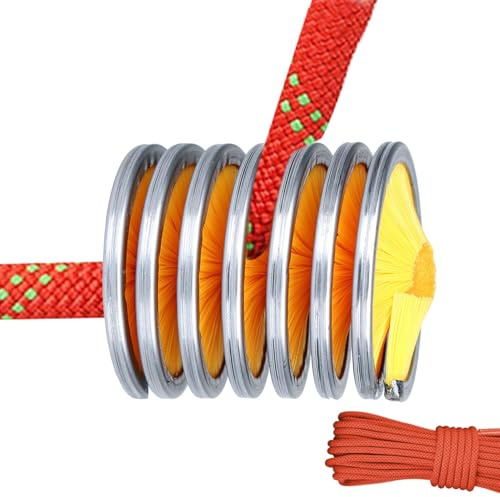 Cepillo de limpieza para cuerda – Cepillo de limpieza para cuerda de escalada, cuerda de escalada efectiva | Cuerda de espeleología Accesorios de mantenimiento de cuerda de limpieza accesorio de