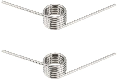 Be In Your Mind 2pcs Molle Di Torsione A Doppia Gamba In Acciaio Inossidabile 5,5 Spire Molla Sinistra 1,8 Mm Diametro Filo Molla 130 Gradi Per Progetti Fai Da Te