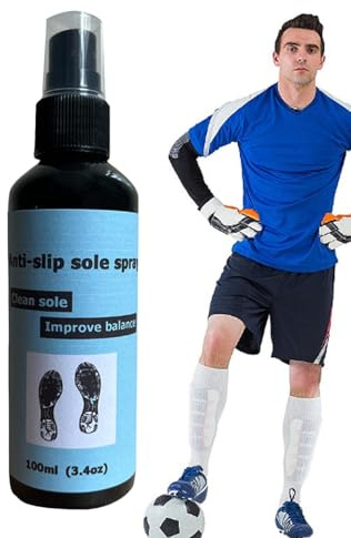 Djowyh Spray Anti-dérapant pour Chaussures De Basket-Ball, Spray De Préhension, pour Chaussures De Basket, Spray Anti-adhésif pour Semelles De Chaussures 100 ML