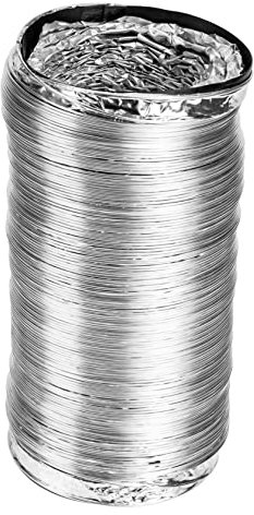DOITOOL Flexible Air Aluminum Foil Ducting 80mm Exhaust Hose for Kitchen Dryer Ventilation