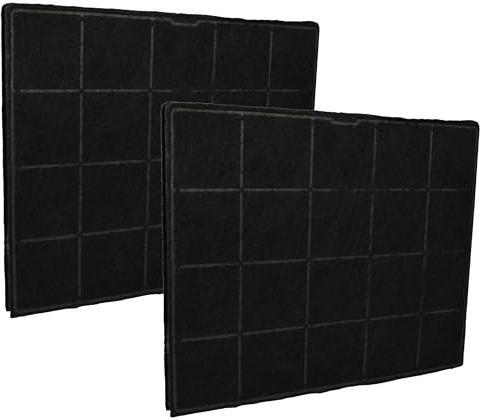 vhbw 2x Filtres à charbon actif compatible avec Airforce EVE F96 53 S4 IX 75470, F96-60, F87 120 RL, F96 53 S4 IX 650 hotte aspirante