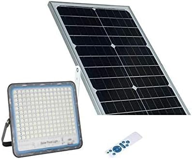 FARO FARETTO SOLARE 8200 DA ESTERNO 6500K 200W SMD CON PANNELLO SOLARE E TELECOMANDO TIMER IP67 ESTERNO [Classe di efficienza energetica A] 200W SMD