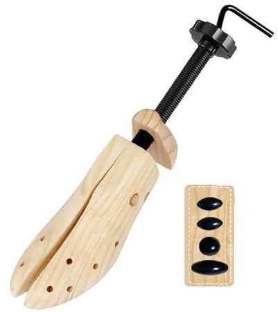 SUBLXPoten Skoblock Träsko Bårar Trämaterial Träskoblock Enkel Skostretchare, M, En storlek