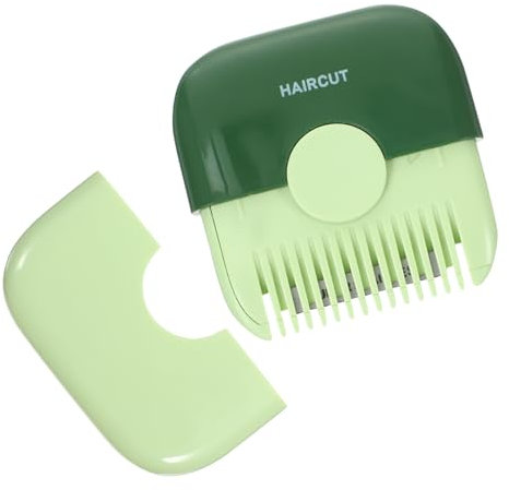 PACKOVE Tagliacapelli Portatile Per Doppie Punte e Frange Manuale Per Donne in Acciaio e Plastica Piccolo e