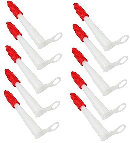 STOBOK 2 Sätze Scharfer Mundanzug Dichtungsdüsenkappen Flexible Dichtungsrohrdüse Cesseling -werkzeug Fertig Dichtungsretter Schlauchdüsen Aus Silikon Klebedüsen Kieselgel 10 Stück * 2
