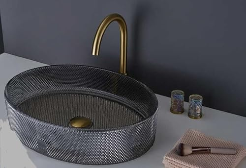 Design Waschbecken Glas Aufsatzwaschbecken Glaswaschbecken Handwaschbecken oval Waschschale