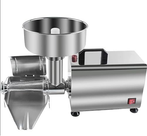 Passapomodoro Elettrico Colino elettrico, macchina per la produzione di succhi di frutta e salse, macchina in acciaio inossidabile da 370 W, macchina per la macinazione degli alimenti, macch