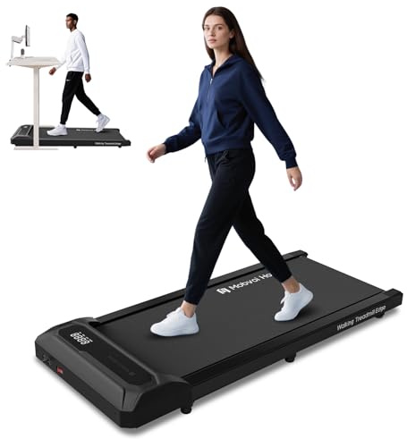 Tapis de Course à Tapis de Marche Mobvoi pour la Maison - Portable sous Bureau avec Télécommande, Écran LED - 6 Vitesses (2-6 km/h) - 120kg Max - pour Marche/Jogging/Course