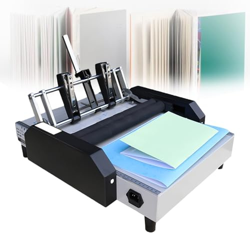 EpyGnom Relieuse Automatique pour L'impression Scolaire Plieuse de Papier A3 Maximum 31,5 X 43,9 Cm Agrafeuse de Reliure Automatique pour Brochures Manuels Invitations Black