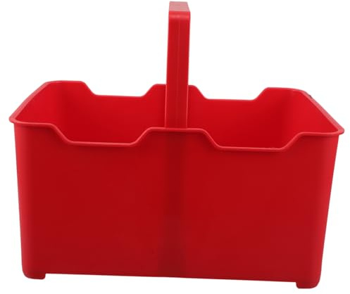 BIUDECO Cesta para Botellas con Asa Ergonómica Gran Capacidad Organizador Plástico de Bebidas para Bares Ktv Soporte para Cerveza Vino y Refrescos